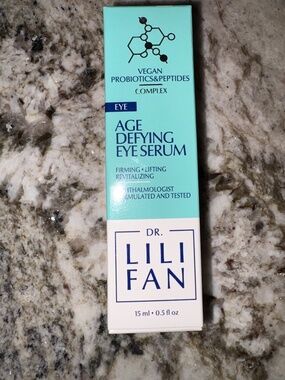 Dr. Lili Fan Probiotic Age-Defying Eye Serum 15 mL /0.5 fl oz New in Box